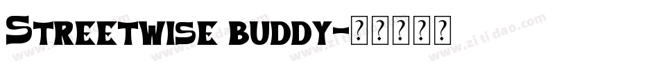 Streetwise buddy字体转换